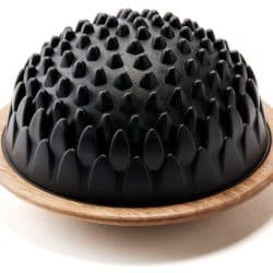 Makarlu Lotus Midnight Black on Spotted Gum